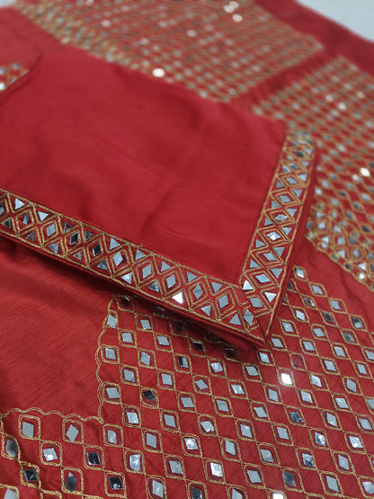 Stunning Addition To Our Saree in Rangoli Silk Fabric