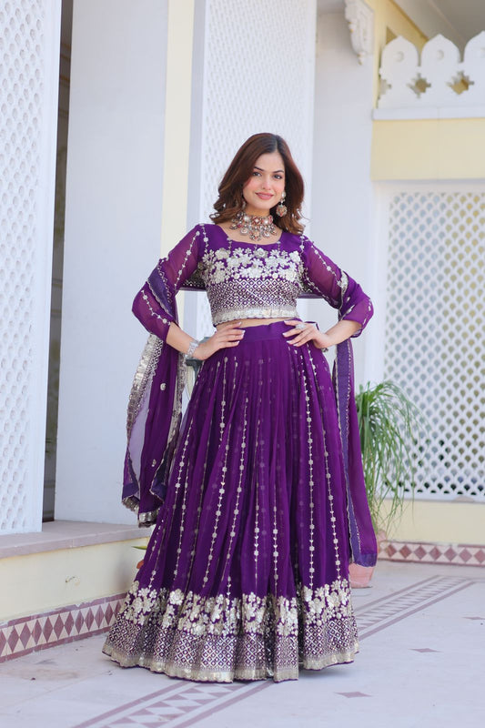 begani Color Beautiful wedding Lehenga Choli