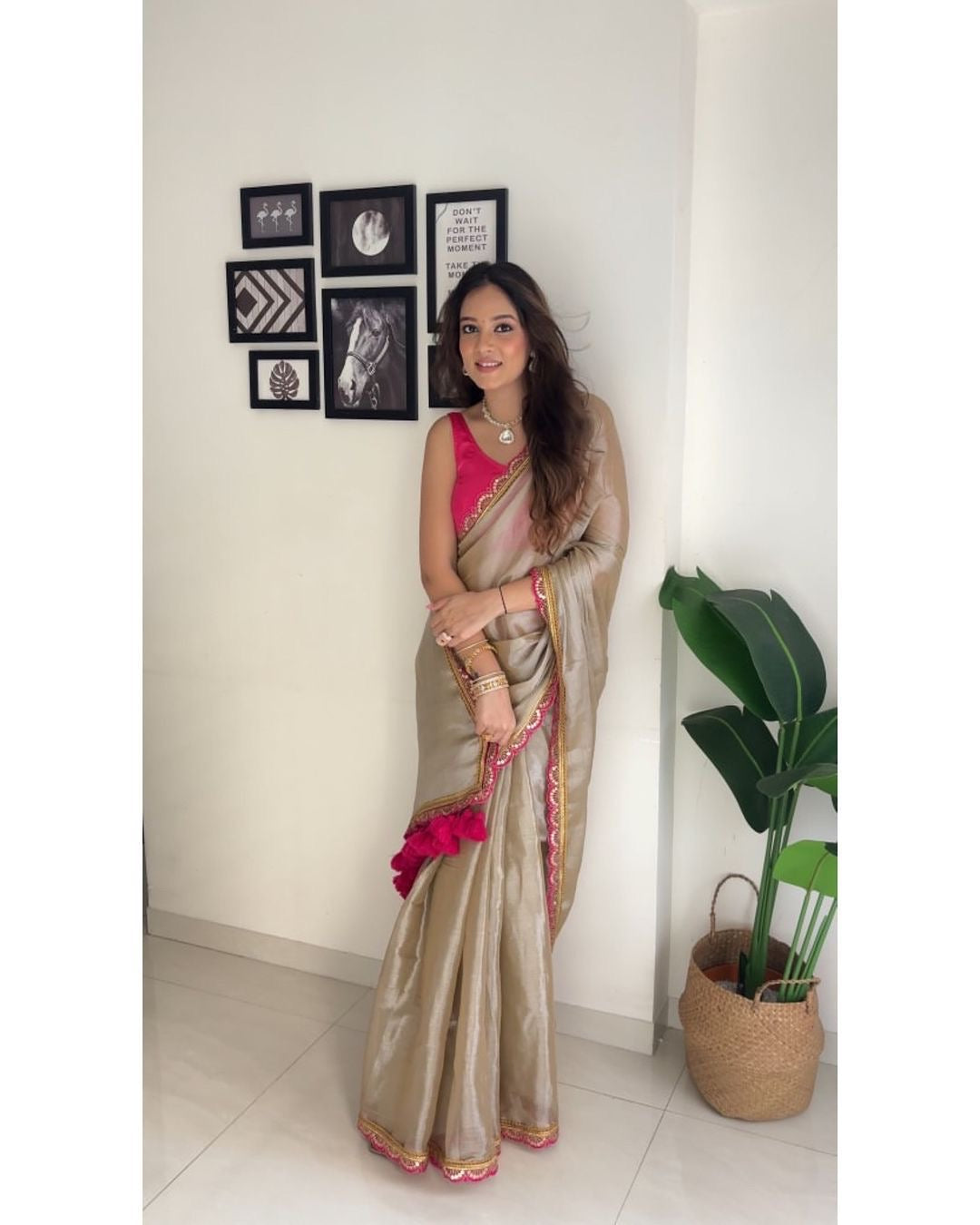 Beautiful Demanded Jimmy Choo Saree For Wedding