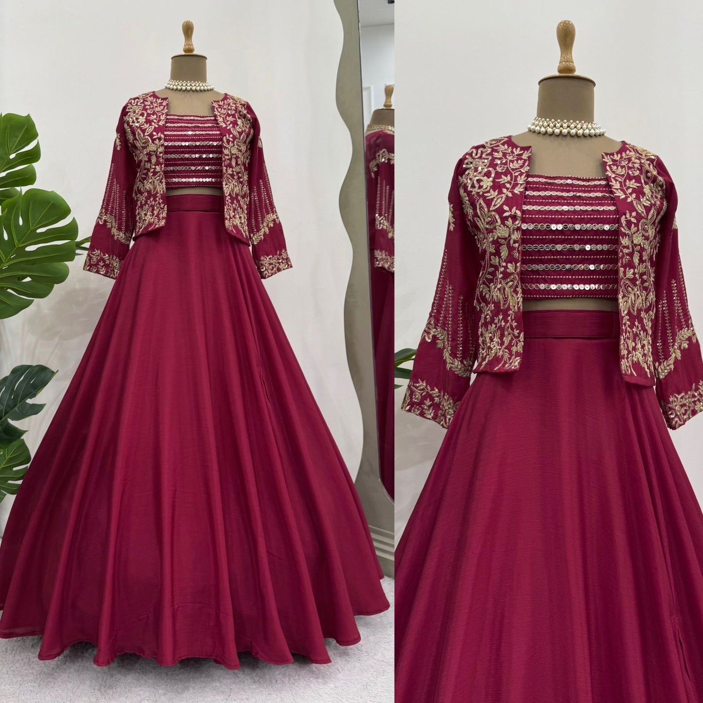 Maroo Color Beautiful Trending Lehenga Choli with koti