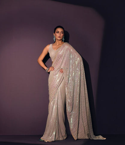 Bollywood Partywear Saree in Georgette Fabric