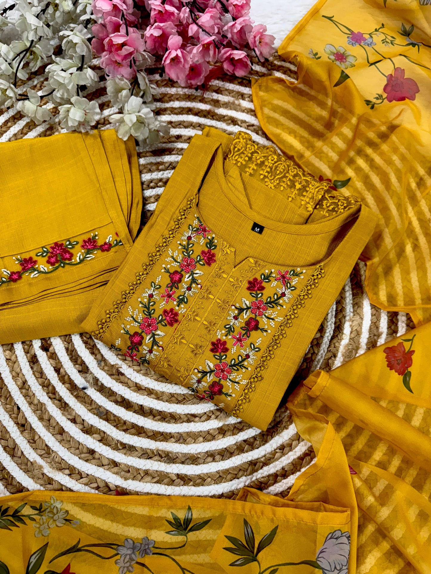 Yellow Color Silk Suit For Small Kitty Party