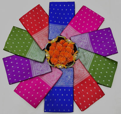 Red Color beautiful Banarasi Silk Saree