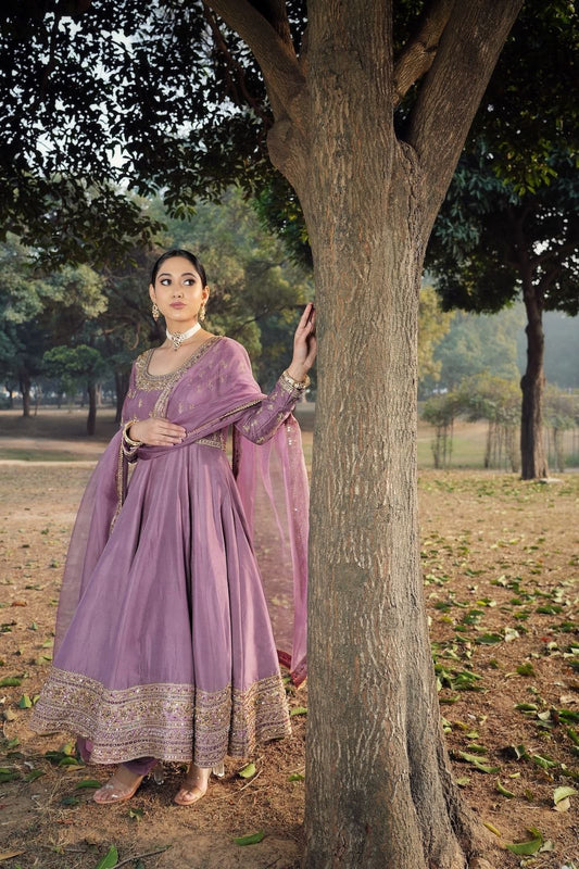 Designer Party Wear Look Full Heavy Embroidery Sequence Work Gown