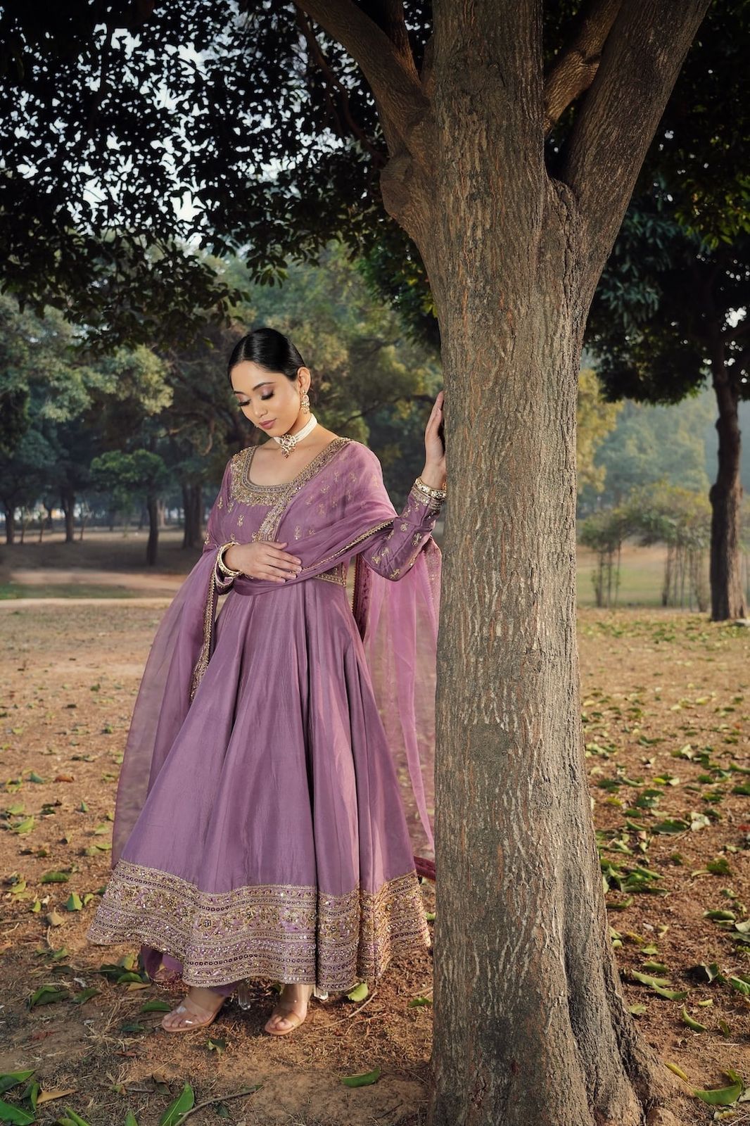 Designer Party Wear Look Full Heavy Embroidery Sequence Work Gown