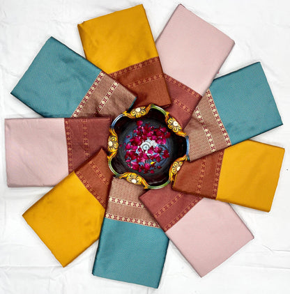 Soft Banarasi Silk Saree For Small Kitty Party