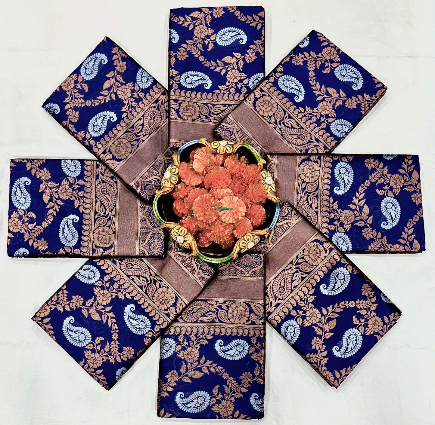 Blue Color Beautiful Silk Saree for daily wear use