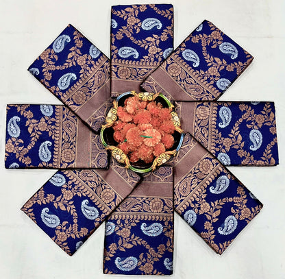 Blue Color Beautiful Silk Saree for daily wear use
