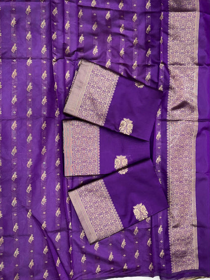 Daily Wear Silk Saree with unstich blouse