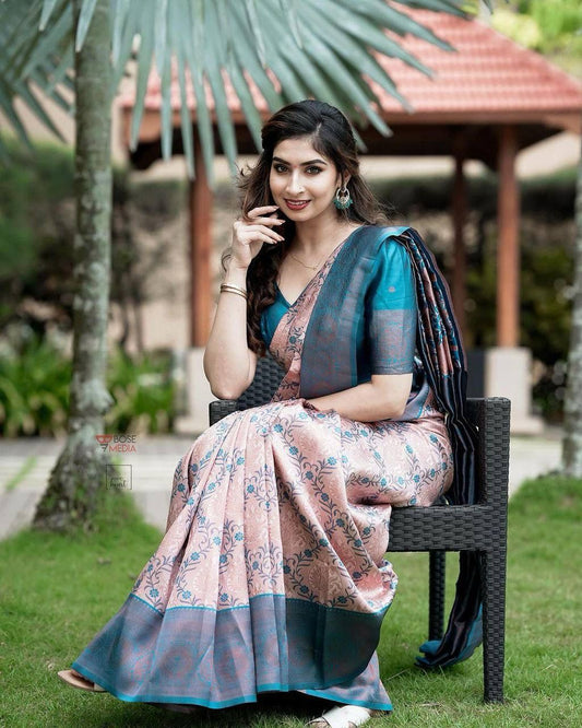 Daily Wear Silk Saree with unstich blouse