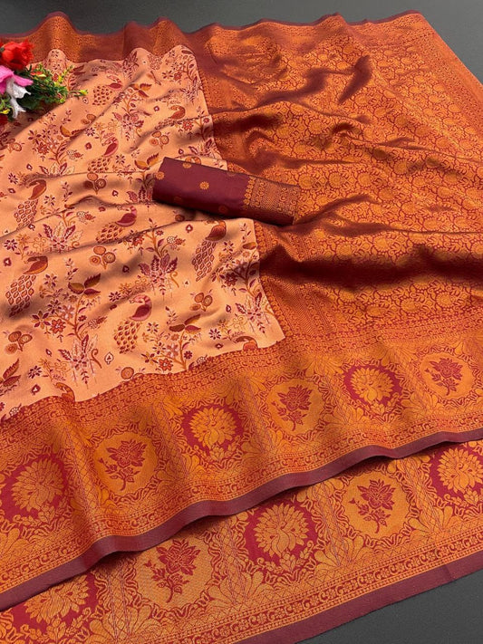 Beautiful Banarasi soft Silk Saree