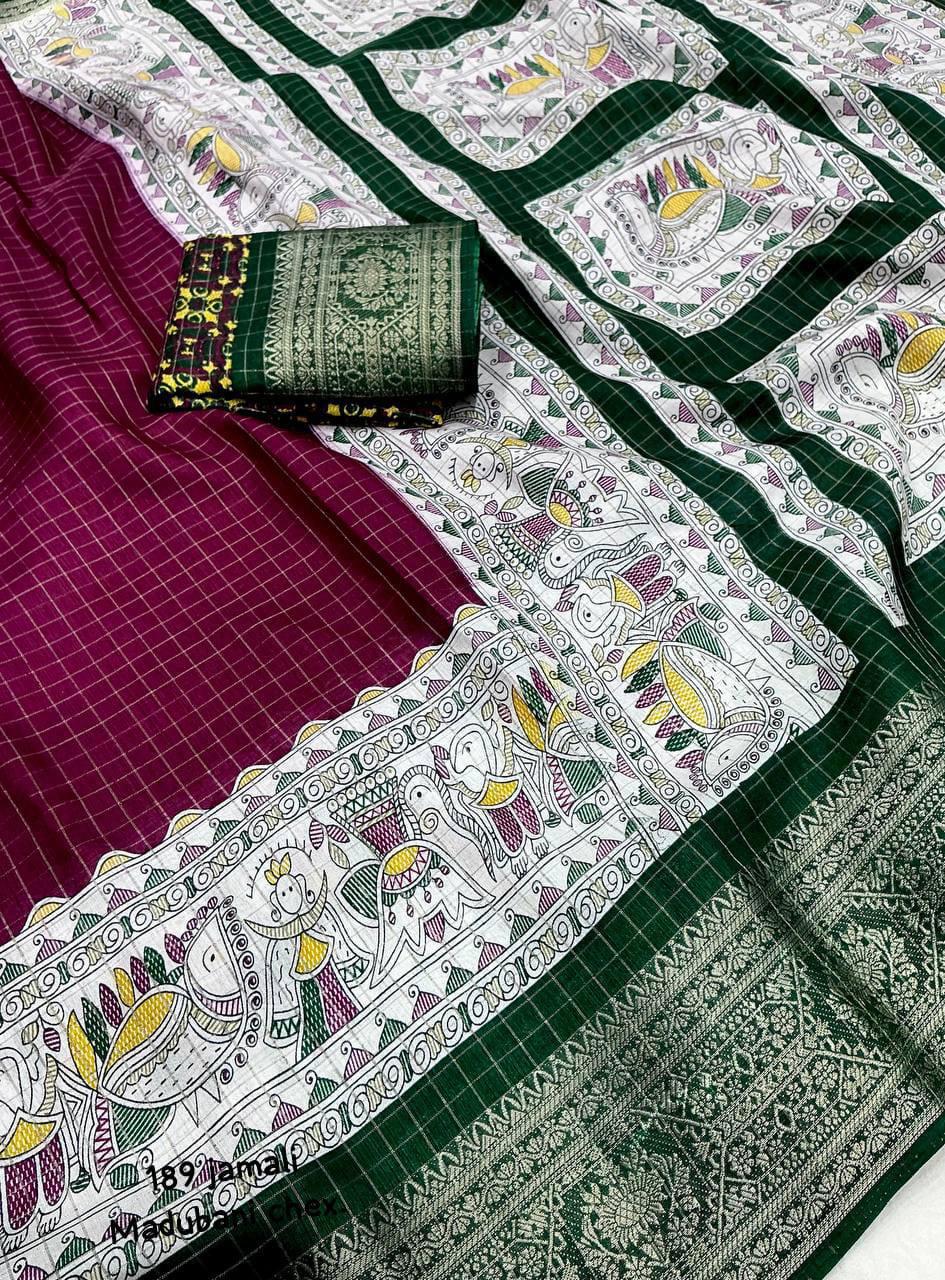 Dola Silk Saree In Maroon Color For Daily Wear Use