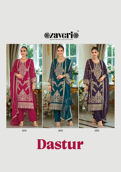 Eba Dastur 1891, 1892, 1893 series dress 3 piece set