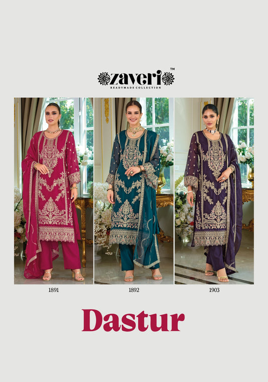 Eba Dastur 1891, 1892, 1893 series dress 3 piece set