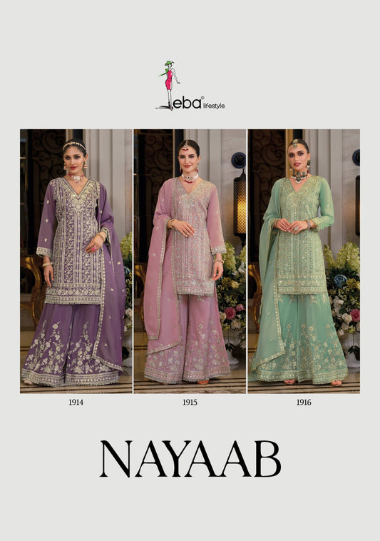 Eba Nayaab dress 3 piece set 1914 series to 1916