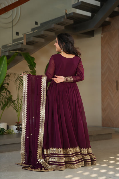 Beautiful Georgette Gown for partywear