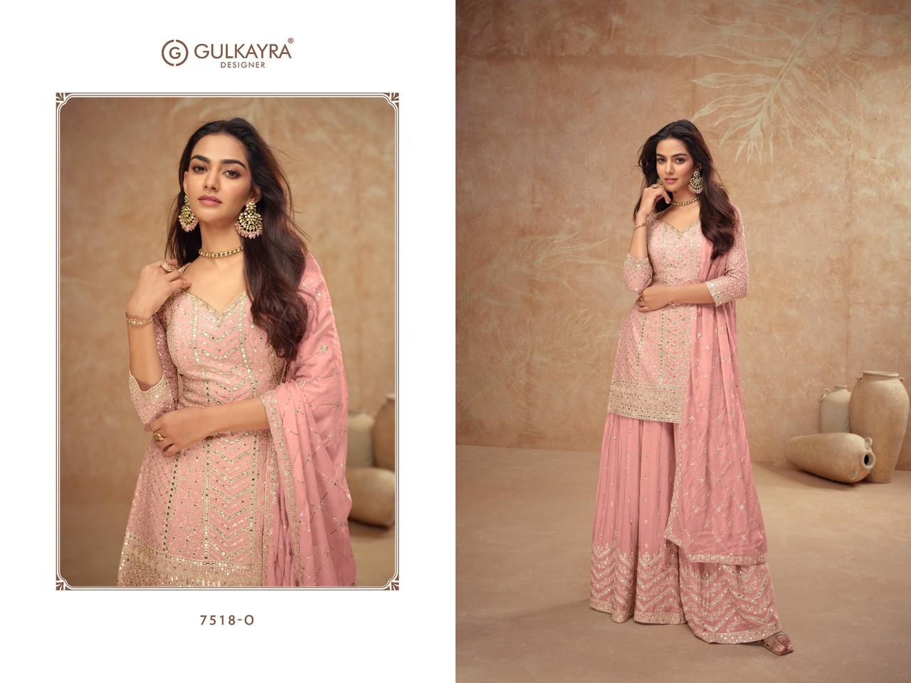 Gulkayra Designer Palak Vol.4 7518 series colour dress