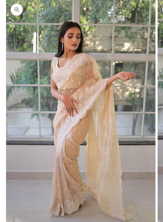 Beautiful Partywear Georgette Fabric Saree