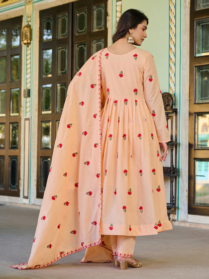 Light Pink Color Beautiful Cotton Dress in Gown