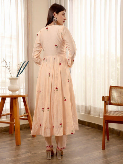 Light Pink Color Beautiful Cotton Dress in Gown