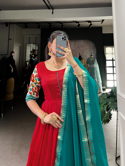 flare gown types with patterns made keeping the modern girl in mind, are the perfect fit for any occasion