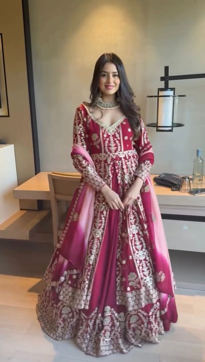 Beautifiul Partywear Lehenga Choli in Georgette Fabric