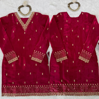 Red Color Beeautiful partywear dress