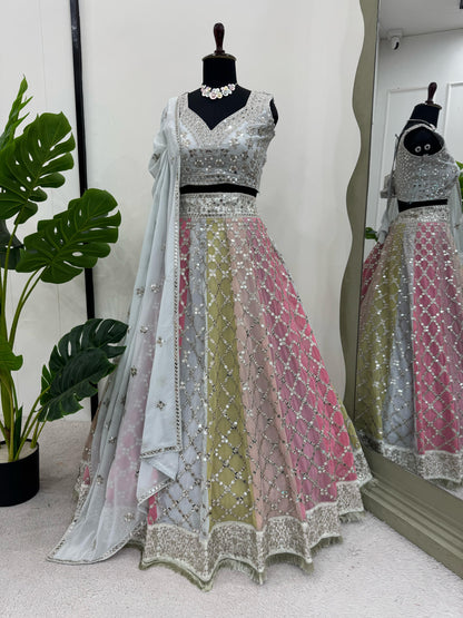 Heavy Partywear Lehenga Choli For Wedding Function