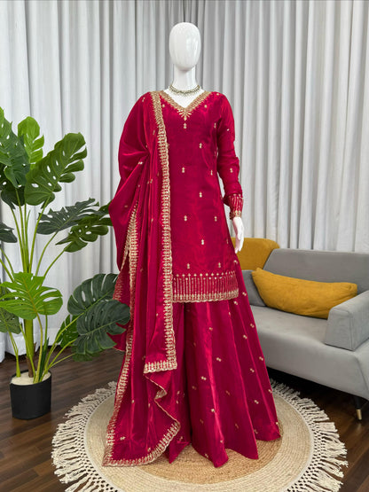 Red Color Beeautiful partywear dress