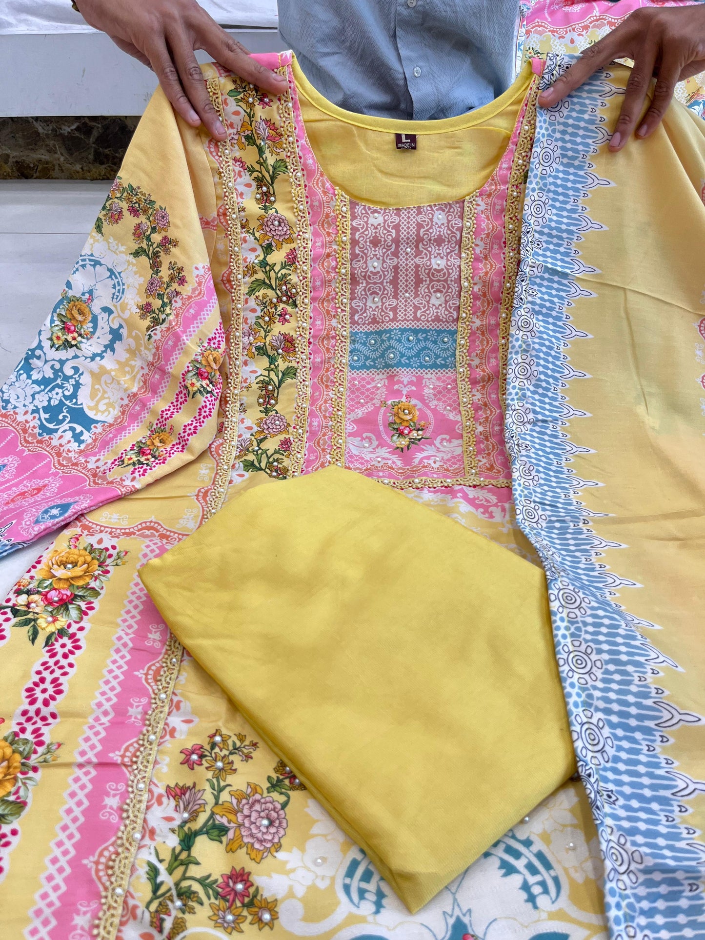 Pakistani Flowers Bloom Suits Set