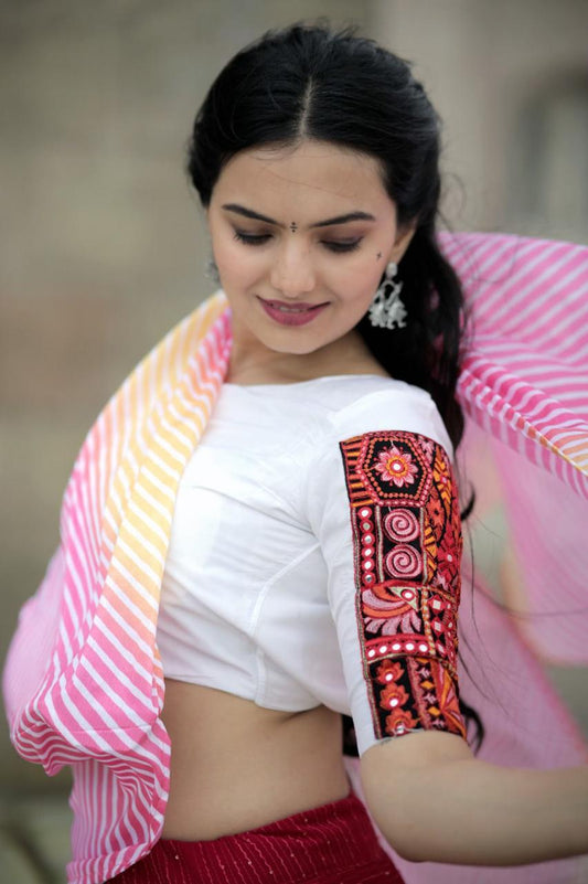 Navratri Special Premium Fabric Viscose Crochet Gives Traditional Looks For Lehenga choli With Dupatta