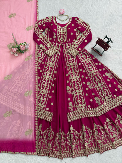 Beautifiul Partywear Lehenga Choli in Georgette Fabric