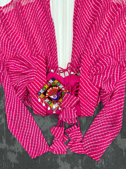 Beautiful Navratri Wear Top + lehenga