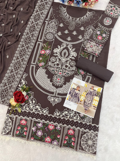 maaria 1183 dress material set to set 4 piece set