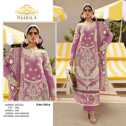maaria 1183 dress material set to set 4 piece set