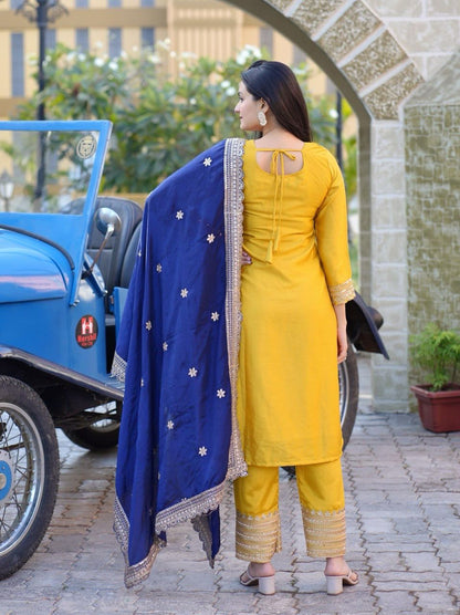 Yellow Color Dress for Haldi Function