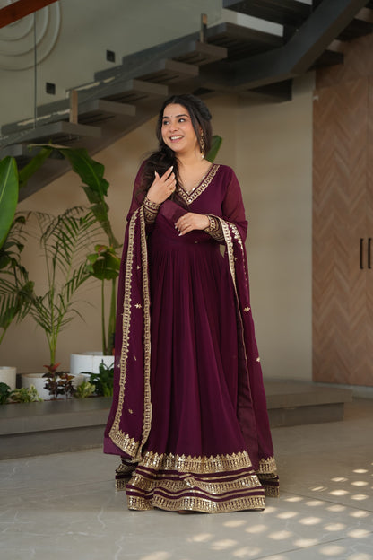 Beautiful Georgette Gown for partywear