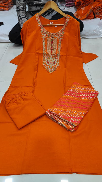 Daily Wear Dress in Rayon FAbric