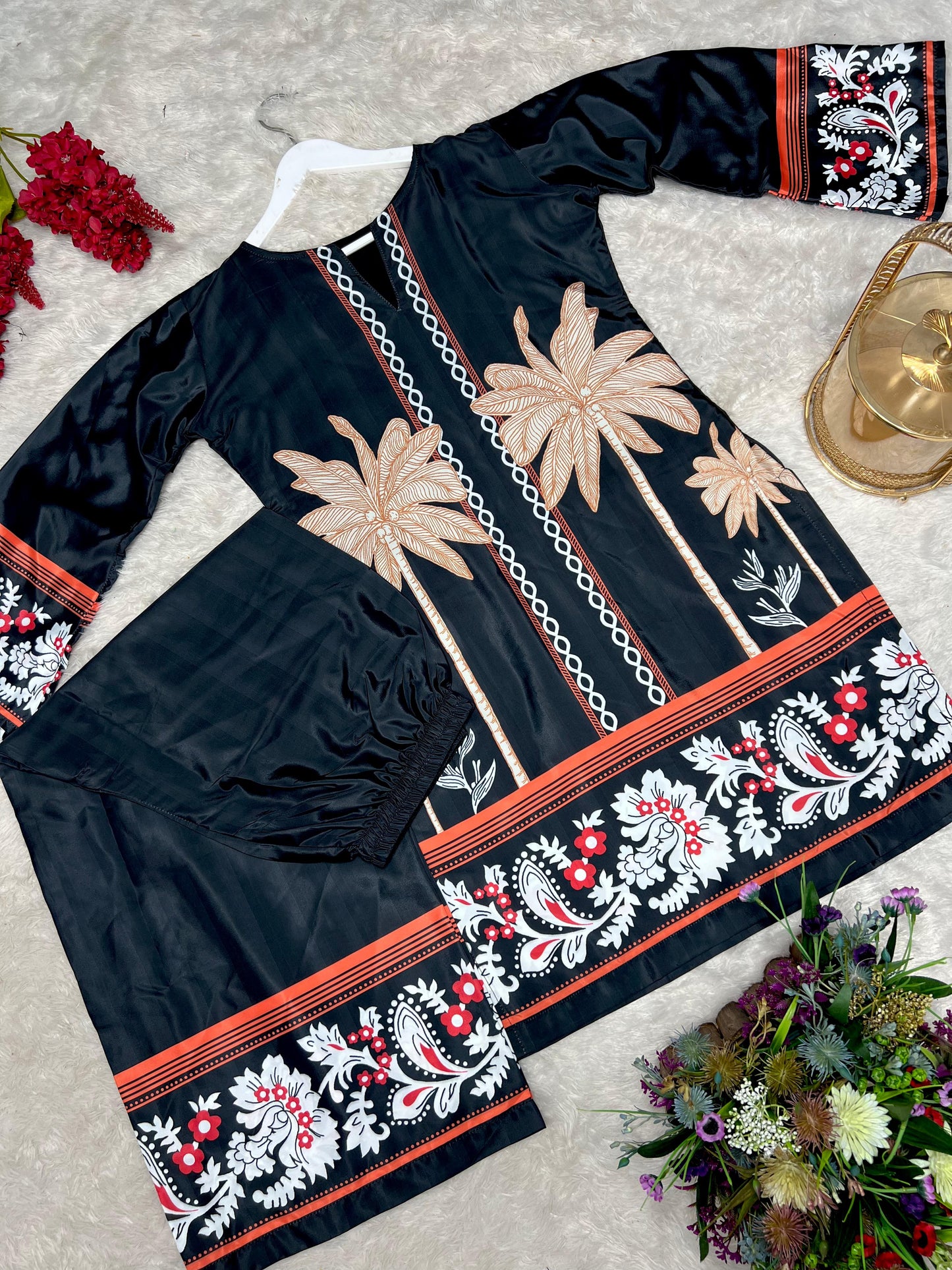 2 Piece Fancy Printed Co-Ord Set