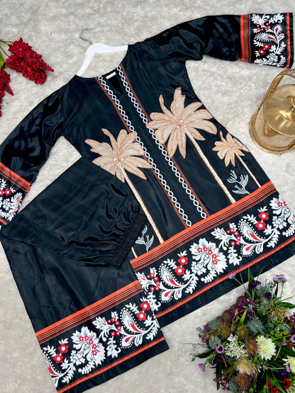 2 Piece Fancy Printed Co-Ord Set