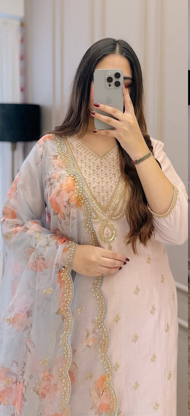 Pakistani Flowers Bloom Suits Set