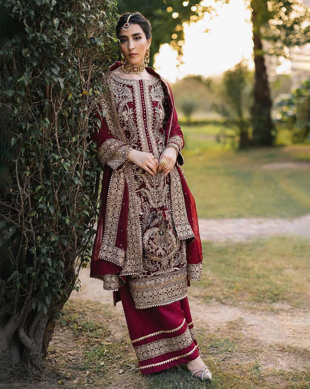 Party Wear Look Top-Plazzo and Dupatta With Heavy Embroidery Work
