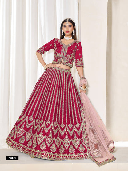mehvish vol-20 lehenga choli 4 piece set