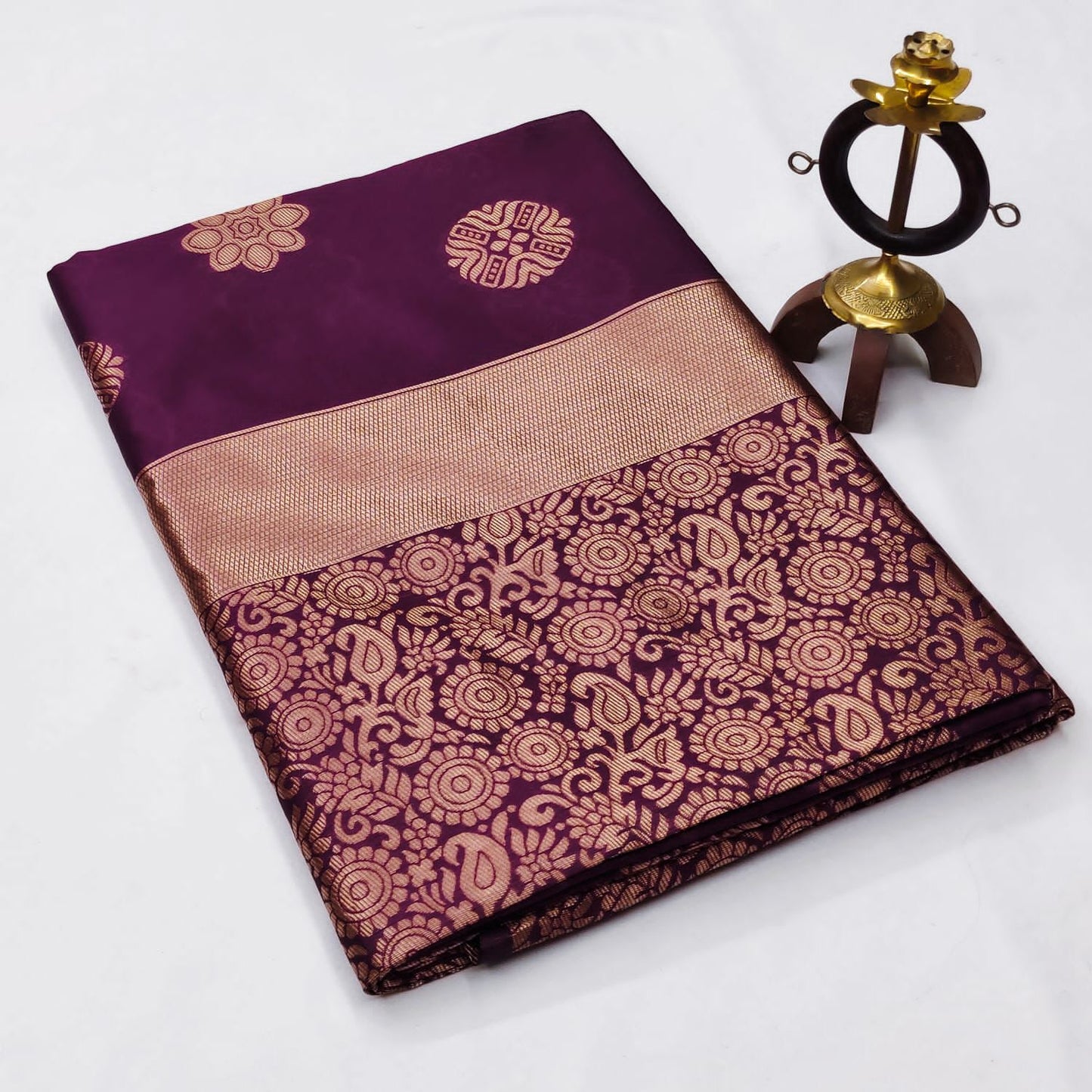 DAily Wear Silk Saree with matchings blouse piece
