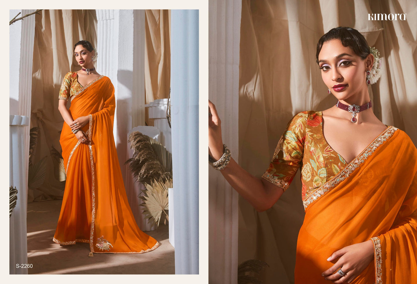 Kimora Rangat-3 Series : (2251 TO 2265 series) saree set to set