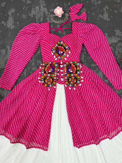 Beautiful Navratri Wear Top + lehenga