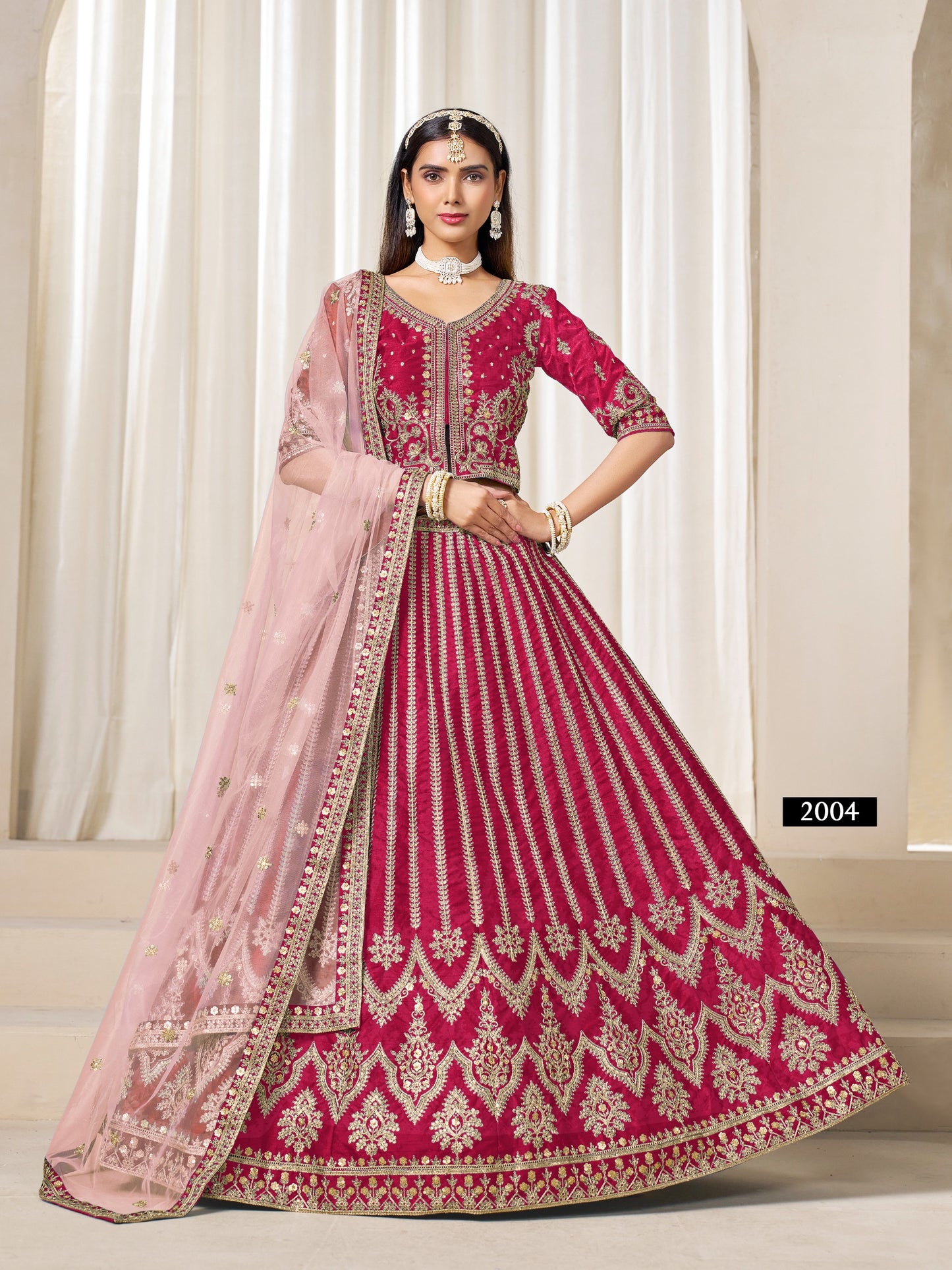 mehvish vol-20 lehenga choli 4 piece set
