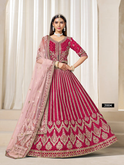 mehvish vol-20 lehenga choli 4 piece set
