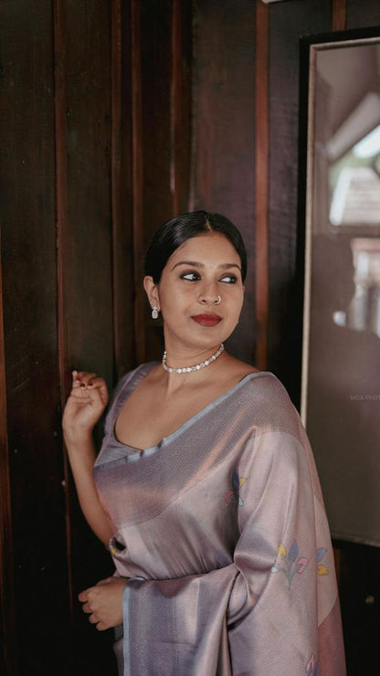 Designer Banarasi Silk Saree for small function