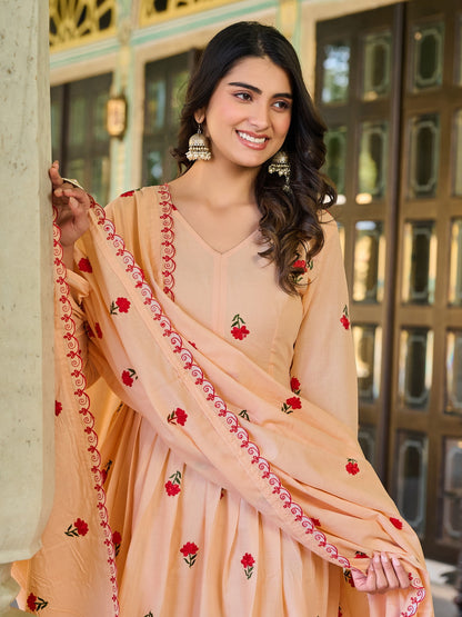 Light Pink Color Beautiful Cotton Dress in Gown